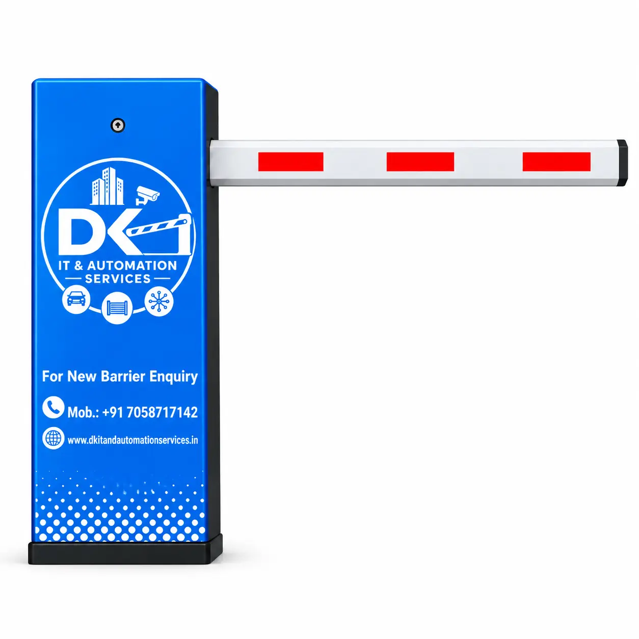 DKA-SFB 25 boom barrier from the DK IT AND AUTOMATION SERVICES range
