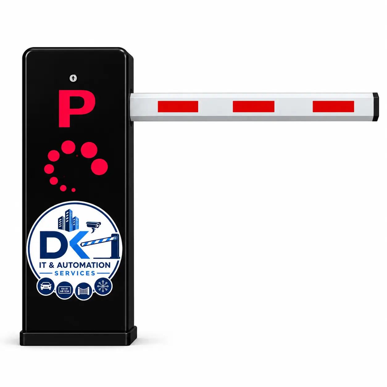 DKA-SFB 26 boom barrier supplied by DK IT AND AUTOMATION SERVICES