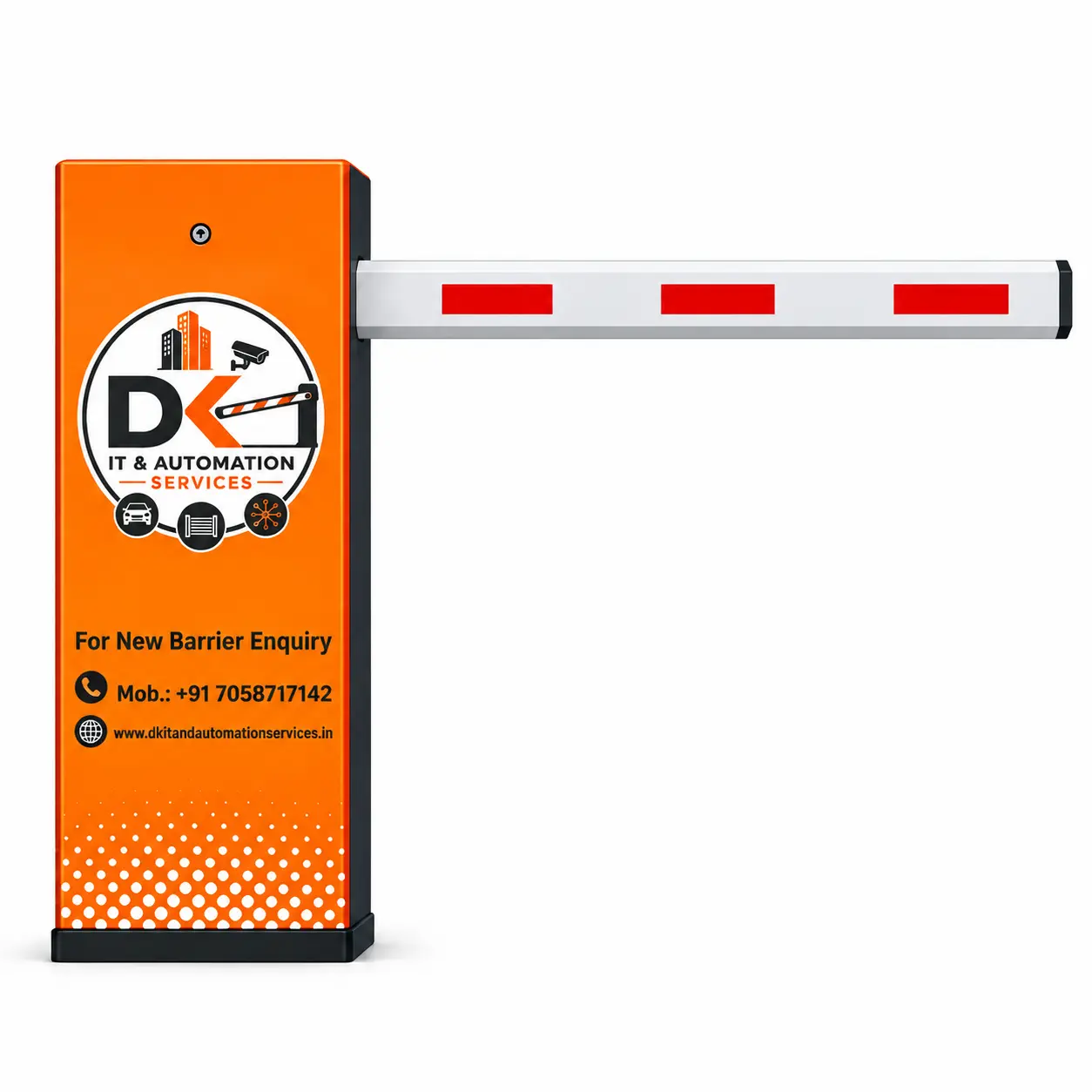 DKA-SFB 27 boom barrier from the DK IT AND AUTOMATION SERVICES range
